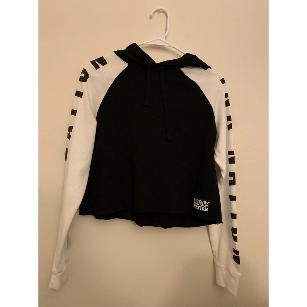 Cropped long sleeve hoodie from PINK...